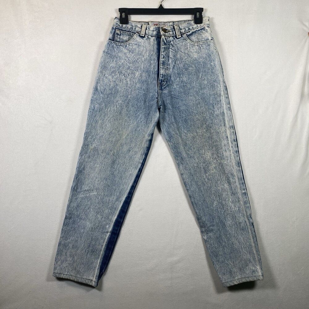 Vintage Limited Express Stone Washed Jeans Women’s 11 USA Made High Rise Tapered